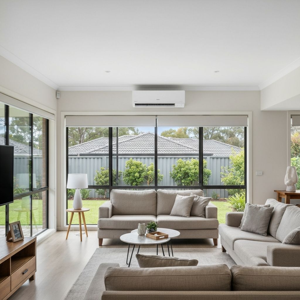 Modern Perth home with split system air conditioning