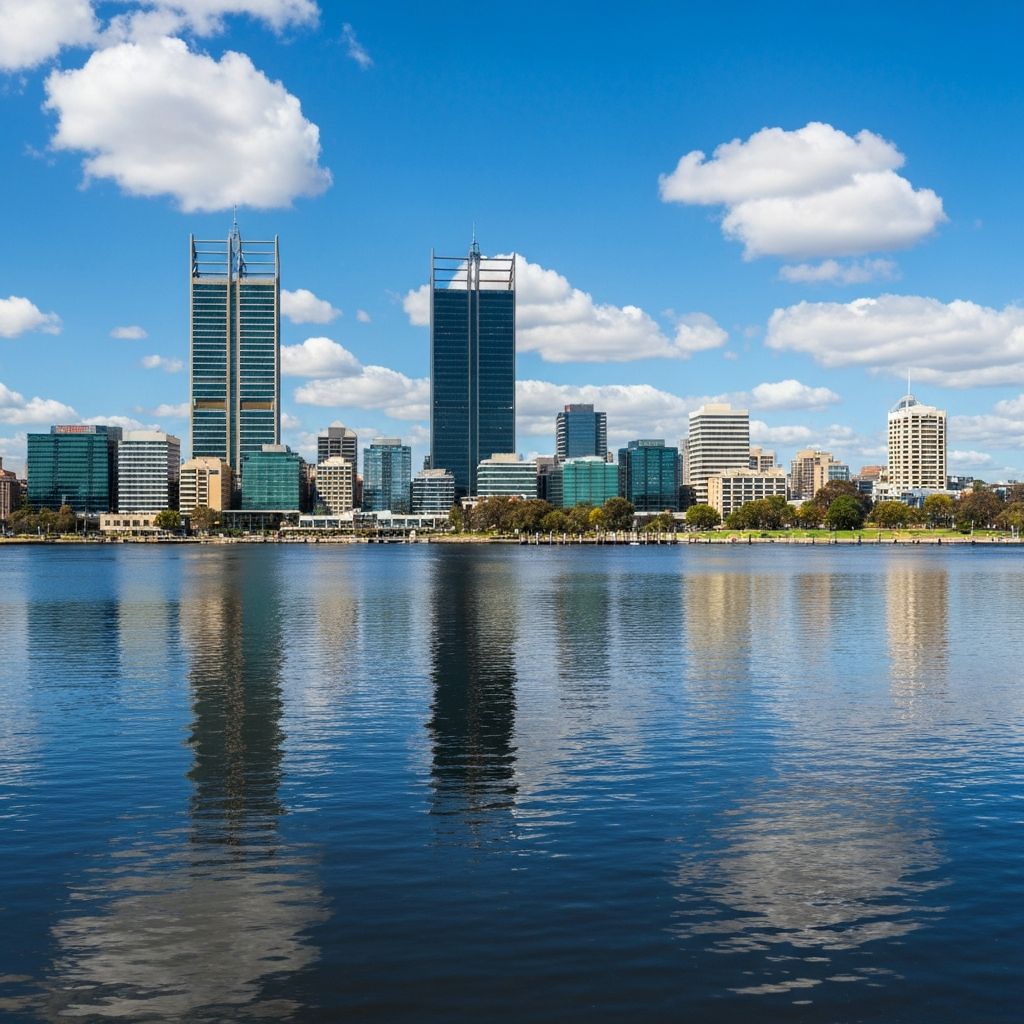Perth city skyline